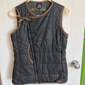 Diesel Quilted Sleeveless Vest | Asymmetrical Zip | Size M